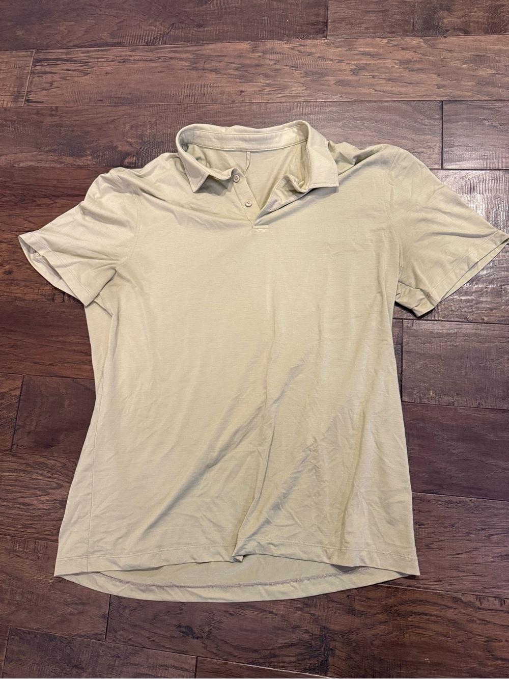 lululemon athletica Light Cream Short-Sleeve Polo